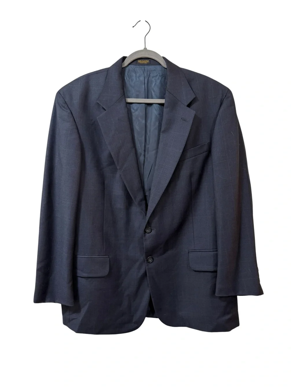 Oscar de la Renta menswear Super 100’s 100% wool 44R blue sports coat blazer